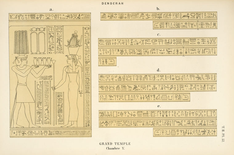 This is What Temple of Hathor Looked Like  in 1870 