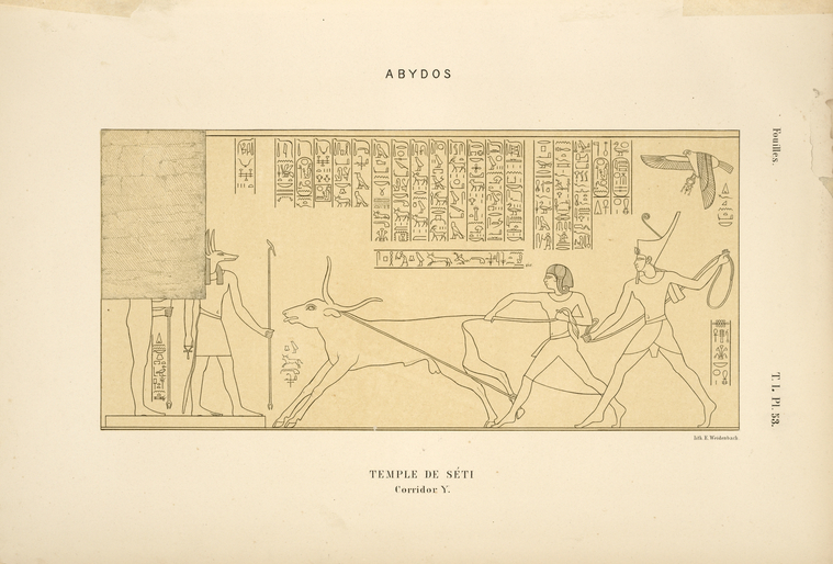This is What Temple of Seti I Looked Like  in 1869 