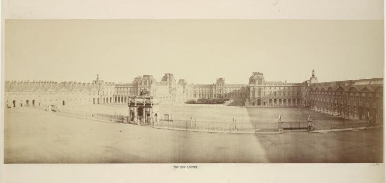 This is What Louvre and Louvre Looked Like  in 1855 