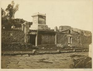Street of the tombs, Pompeii. Digital ID: 1621122. New York Public Library