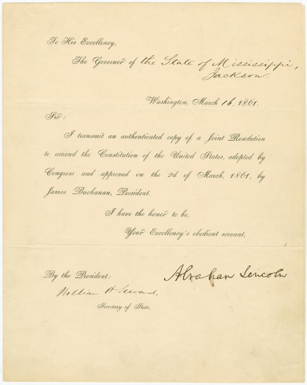  on 3/16/1861 