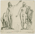[Statue of Ganymede and t