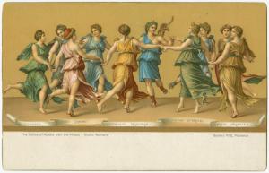 The dance of Apollo with the M... Digital ID: 1624290. New York Public Library