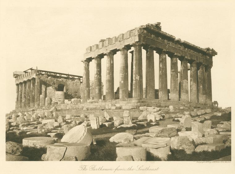 What Did Parthenon, Athens Look Like  in 1897 