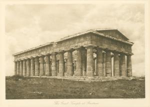 The Great Temple at Paestum. Digital ID: 1625058. New York Public Library