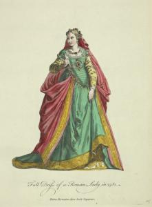 Full dress of a Roman lady in ... Digital ID: 1638115. New York Public Library