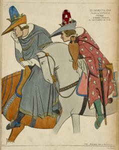 Seigneurs Italiens. Milieu du ... Digital ID: 1642531. New York Public Library