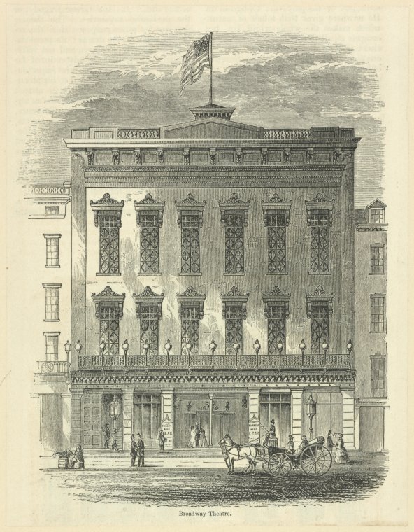 This is What Broadway Theatre Looked Like  in 1854 