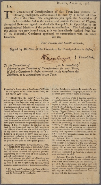  in 1773 