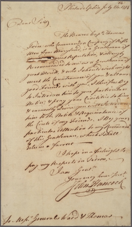  on 7/24/1775 
