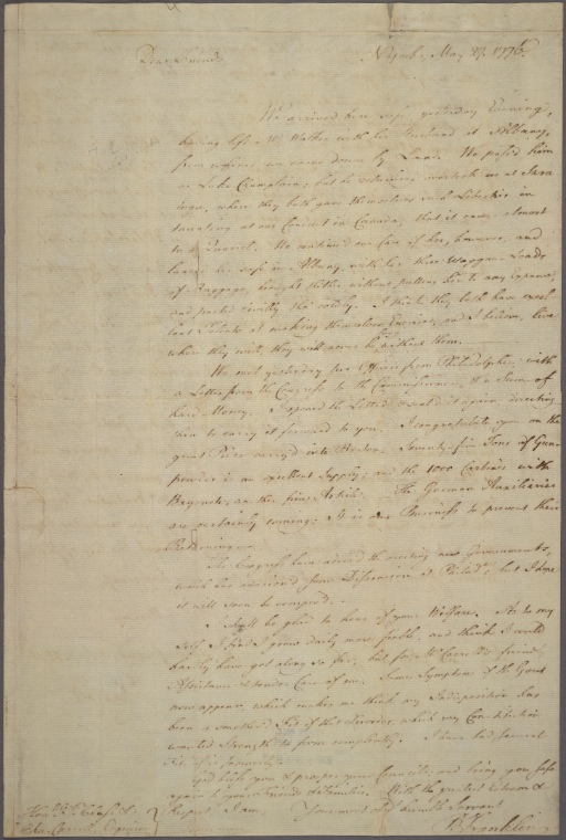  on 5/27/1776 