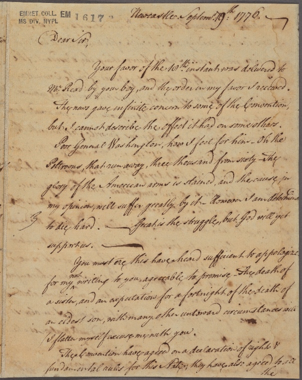  on 9/19/1776 