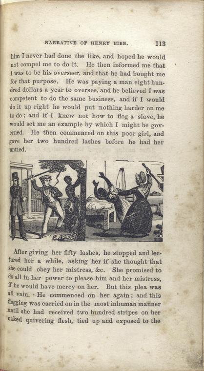 Female slave tied to a tree and being whipped by overseer, Female slave  being beaten by her mistress - NYPL Digital Collections