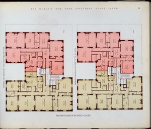 Floor plan of Stanley Court. Digital ID: 417286. New York Public Library