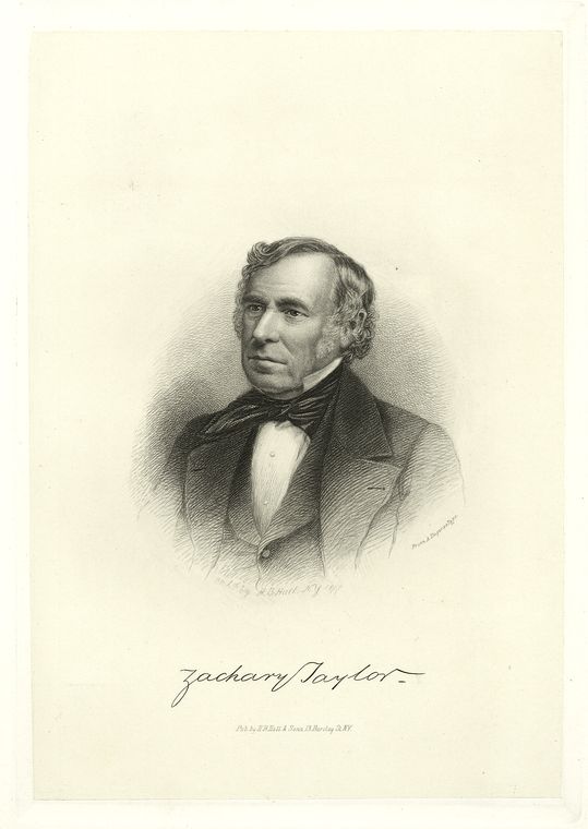 This is What Zachary Taylor Looked Like  in 1877 