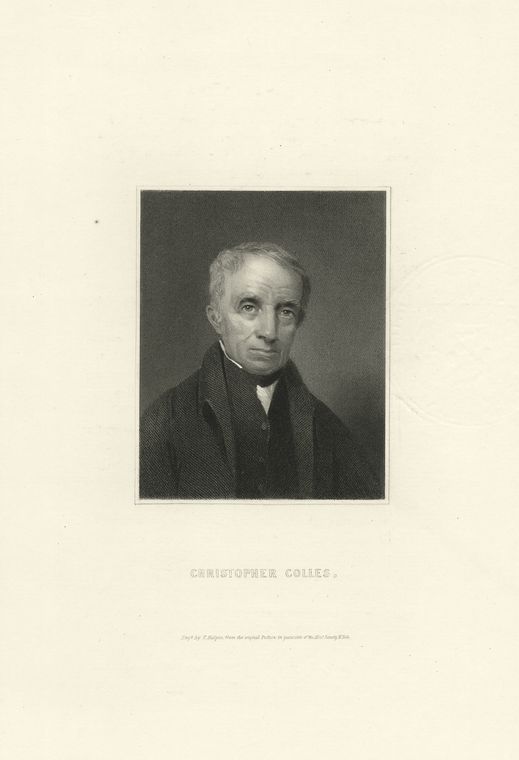 This is What Christopher Colles Looked Like  in 1801 