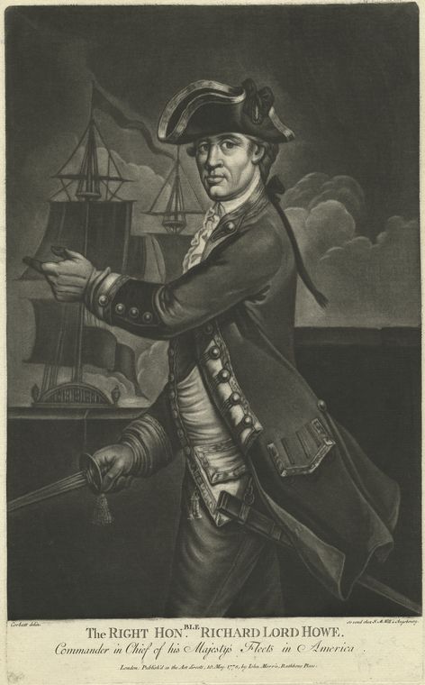 This is What Richard Howe Howe Looked Like  in 1778 