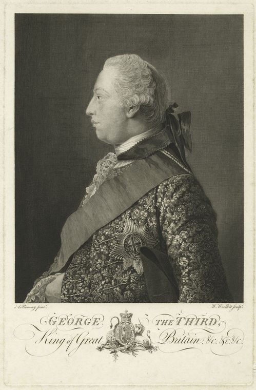 This is What King of Great Britain George III Looked Like  in 1778 