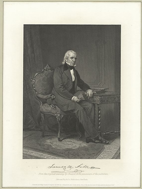 This is What Polk, James K. Looked Like  in 1862 