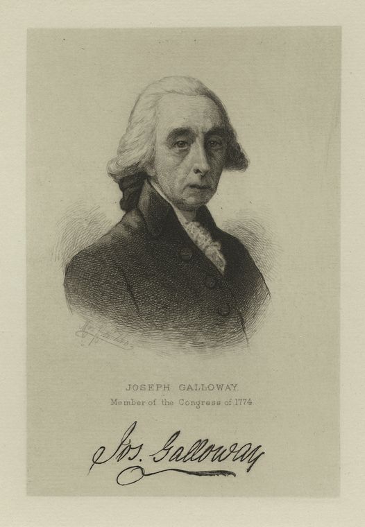 This is What Joseph Galloway Looked Like  in 1783 