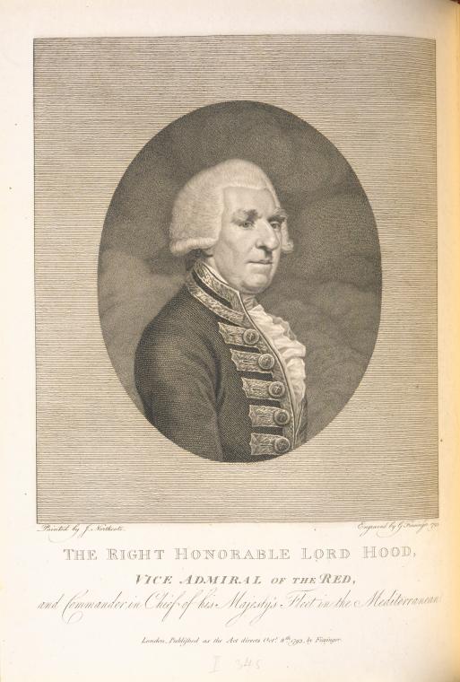 This is What Samuel Hood Hood Looked Like  in 1793 