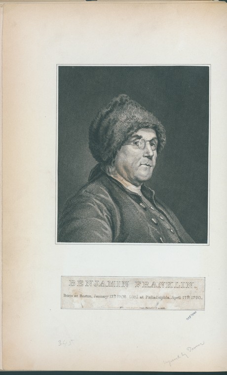 This is What Benjamin Franklin Looked Like  in 1822 
