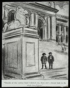 Central building, cartoons : O... Digital ID: 465329. New York Public Library