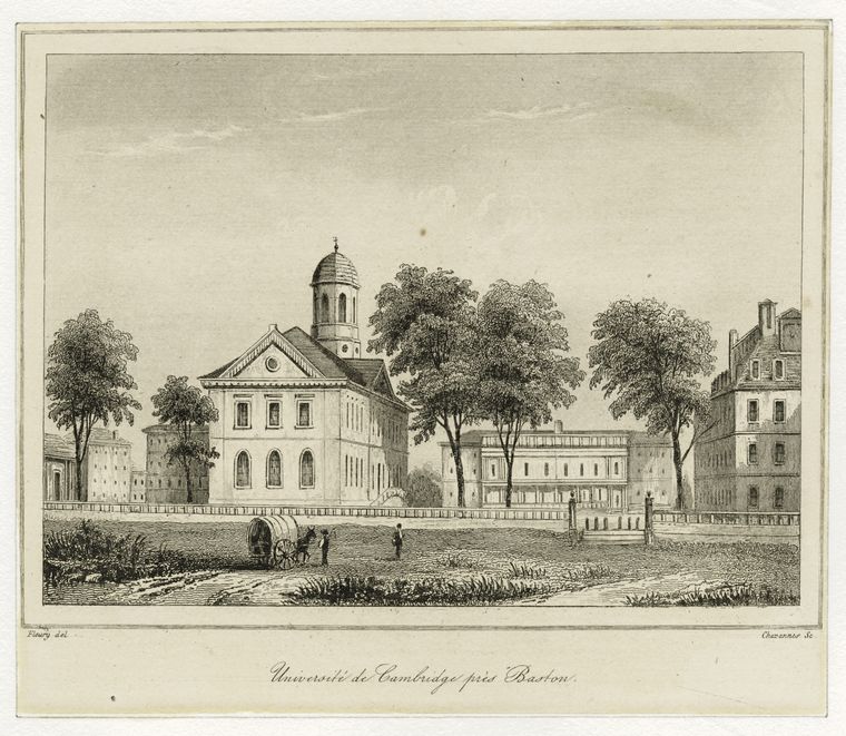 This is What Harvard University Looked Like  in 1820 