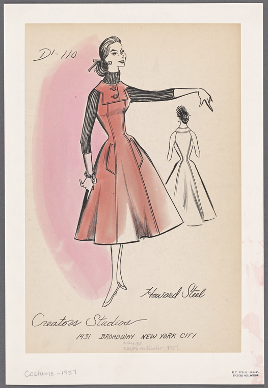 Browse More Than 1,000 Original Sketches Of Mid-Century Fashion | Co.Design | business + design