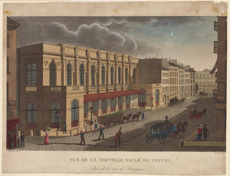 This is What Opera de Paris Looked Like  in 1821 