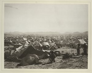 Pilgerlager in der Ebene östli... Digital ID: 53838. New York Public Library