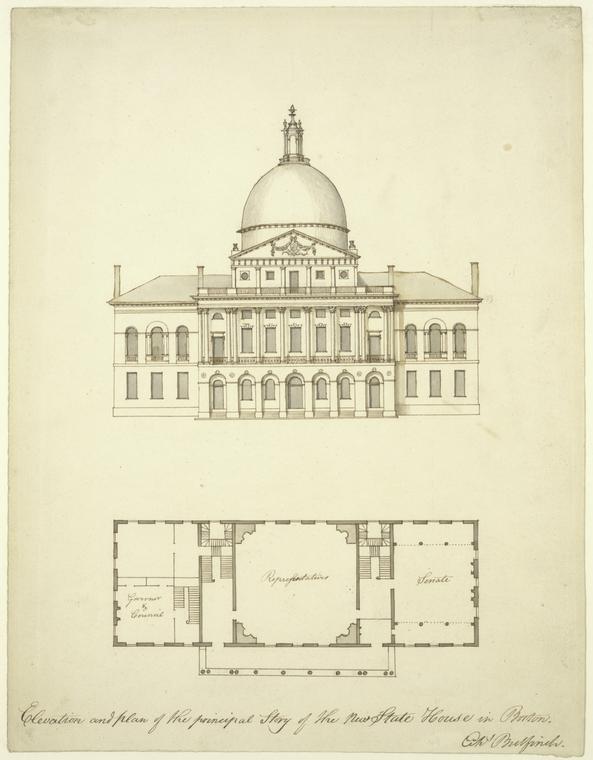 This is What Massachusetts State House Looked Like  in 1787 