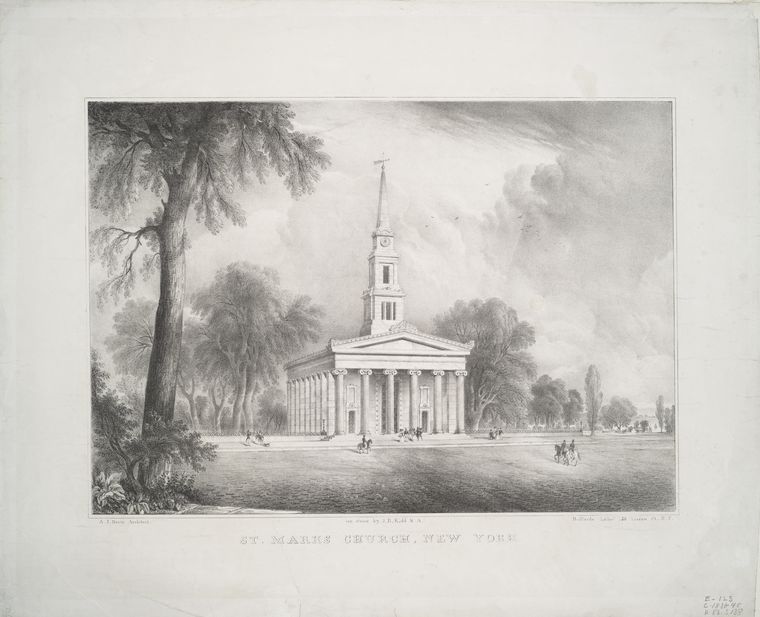 This is What St. Marks United Methodist Church Looked Like  in 1838 