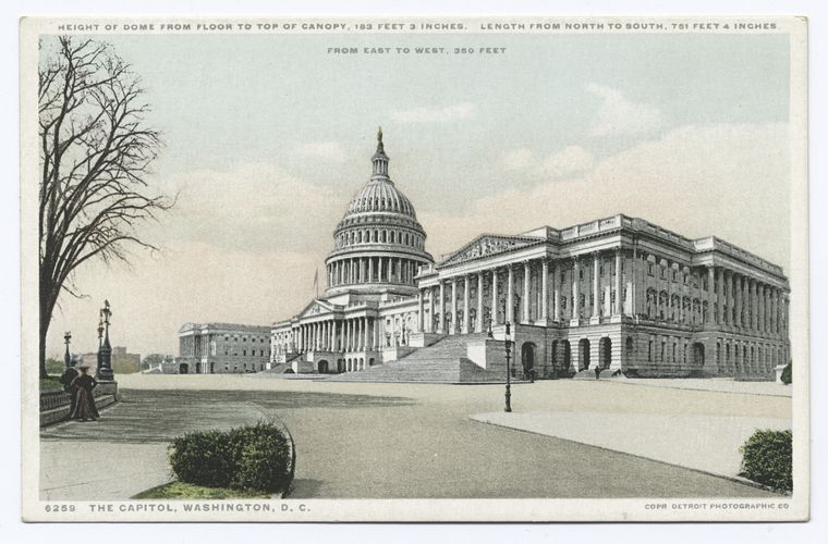 This is What United States Capitol Looked Like  in 1902 