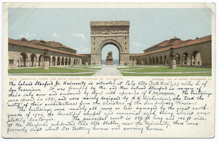 This is What Stanford University Looked Like  in 1898 