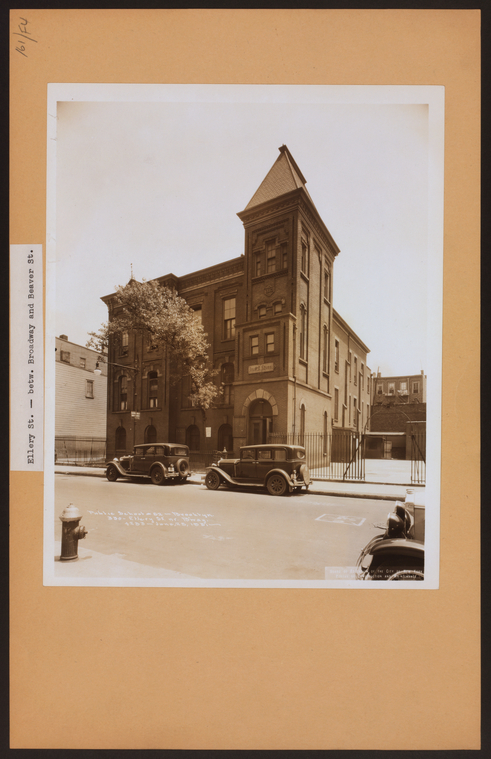 P.S. 52 on Ellery Street between Broadway and Beaver Street (1931) Credit: New York Public Library