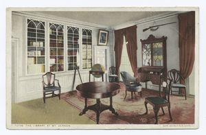 The Library, Mt. Vernon, Va. Digital ID: 74066. New York Public Library