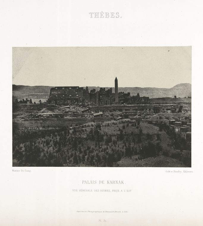 This is What Temple of Amon Looked Like  in 1852 
