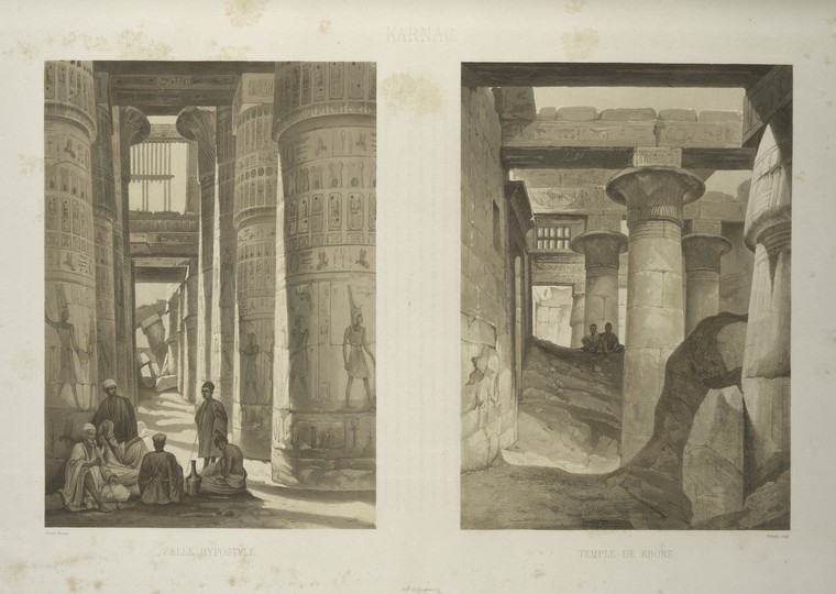 This is What Temple of Amon Looked Like  in 1841 