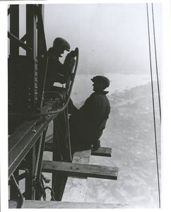 Workers on Empire State buildi... Digital ID: 79872. New York Public Library