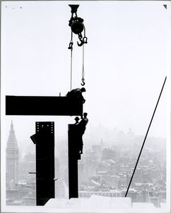 Workers on Empire State buildi... Digital ID: 79876. New York Public Library