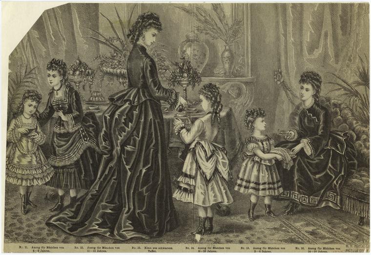 James.J.J. Tissot.Дамы и костюмы- конец 19 века.