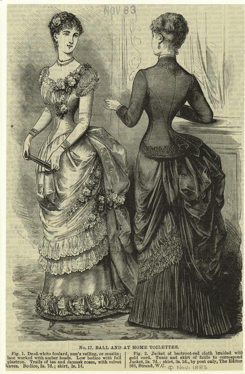 Ball and at home toilettes - NYPL Digital Collections