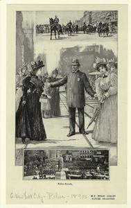 Police parade. (1876) on NYPL.org