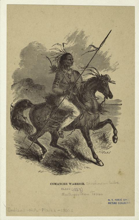 Comanche warrior.