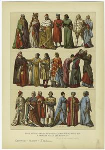 Edad media - trajes de los ita... Digital ID: 810498. New York Public Library