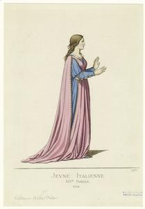 Jeune Italienne, XIVe siècle. Digital ID: 810625. New York Public Library