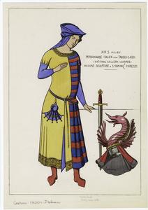 Personnage italien. Digital ID: 810662. New York Public Library