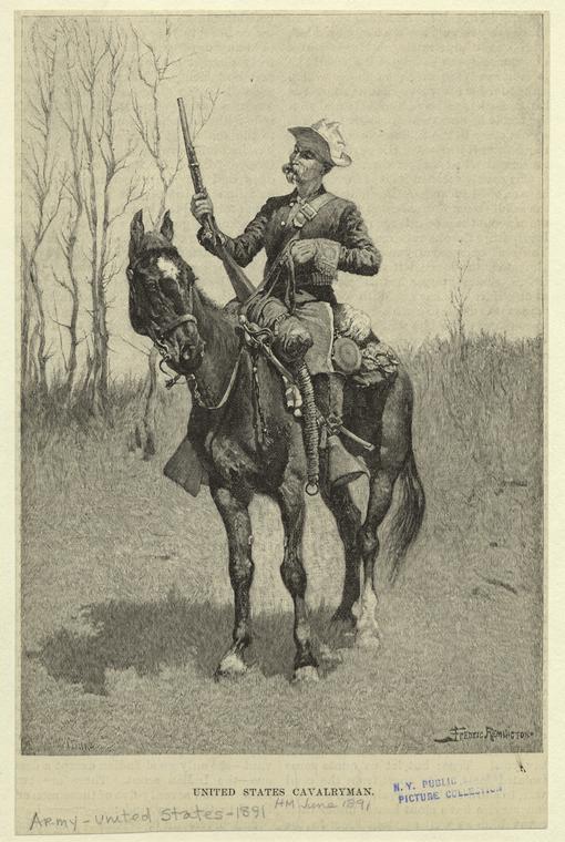 United States cavalryman.