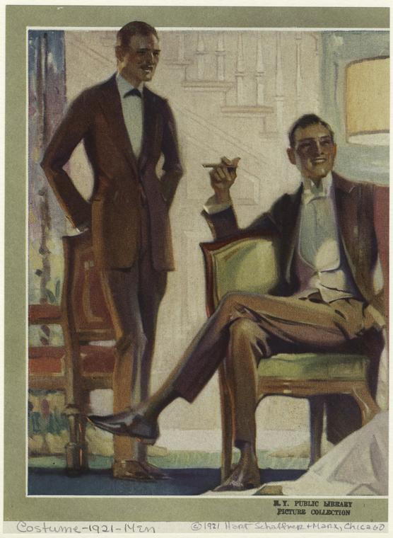 Men in suits, United States, 1920s - NYPL Digital Collections